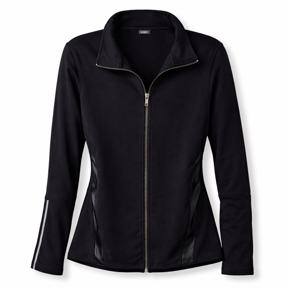 ✨ Split59 Black Performance Zip-Up Jacket – Size L – Made in USA ✨